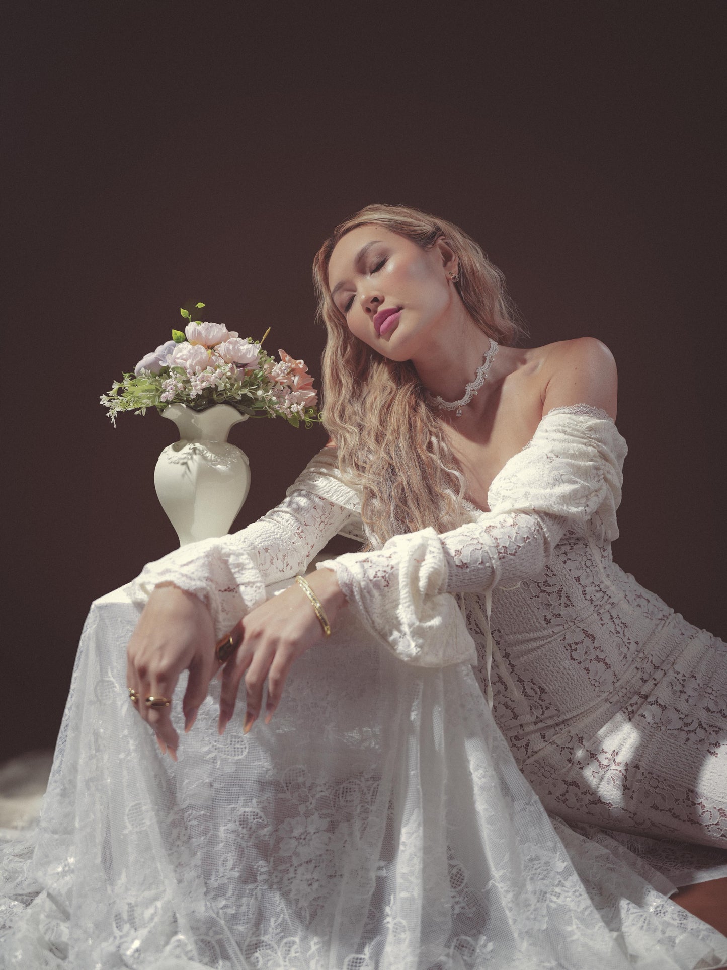 When You Were Mine Lace Necklace