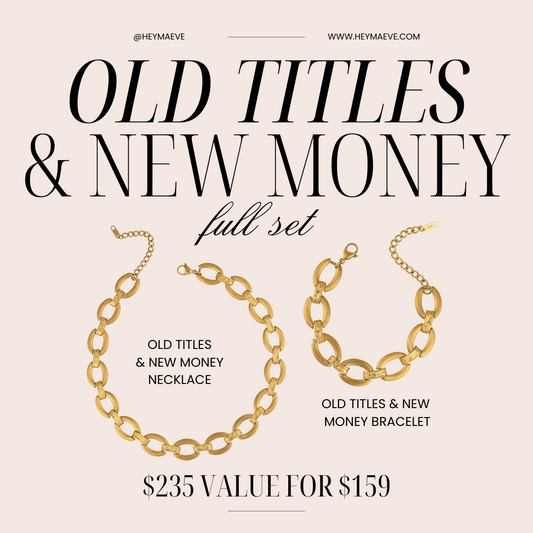 Old Titles & New Money Set