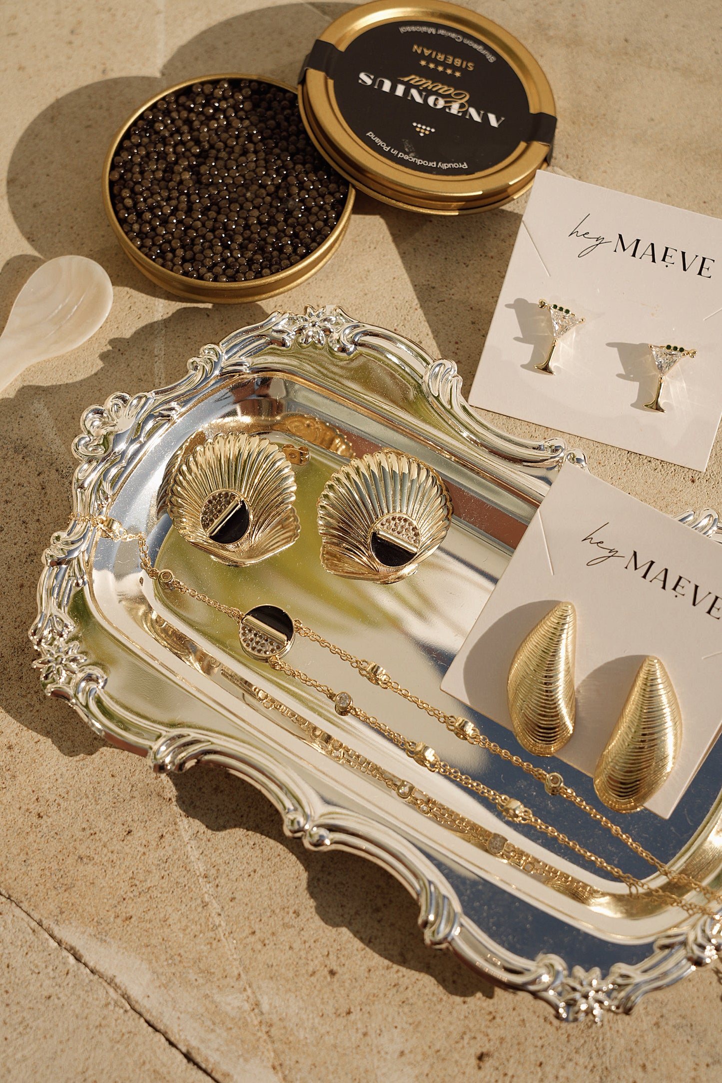 Caviar Hour Earrings