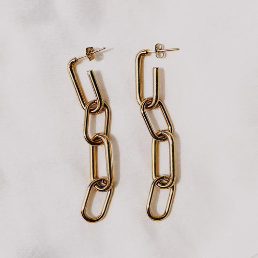 Miami Nights Earrings Gold