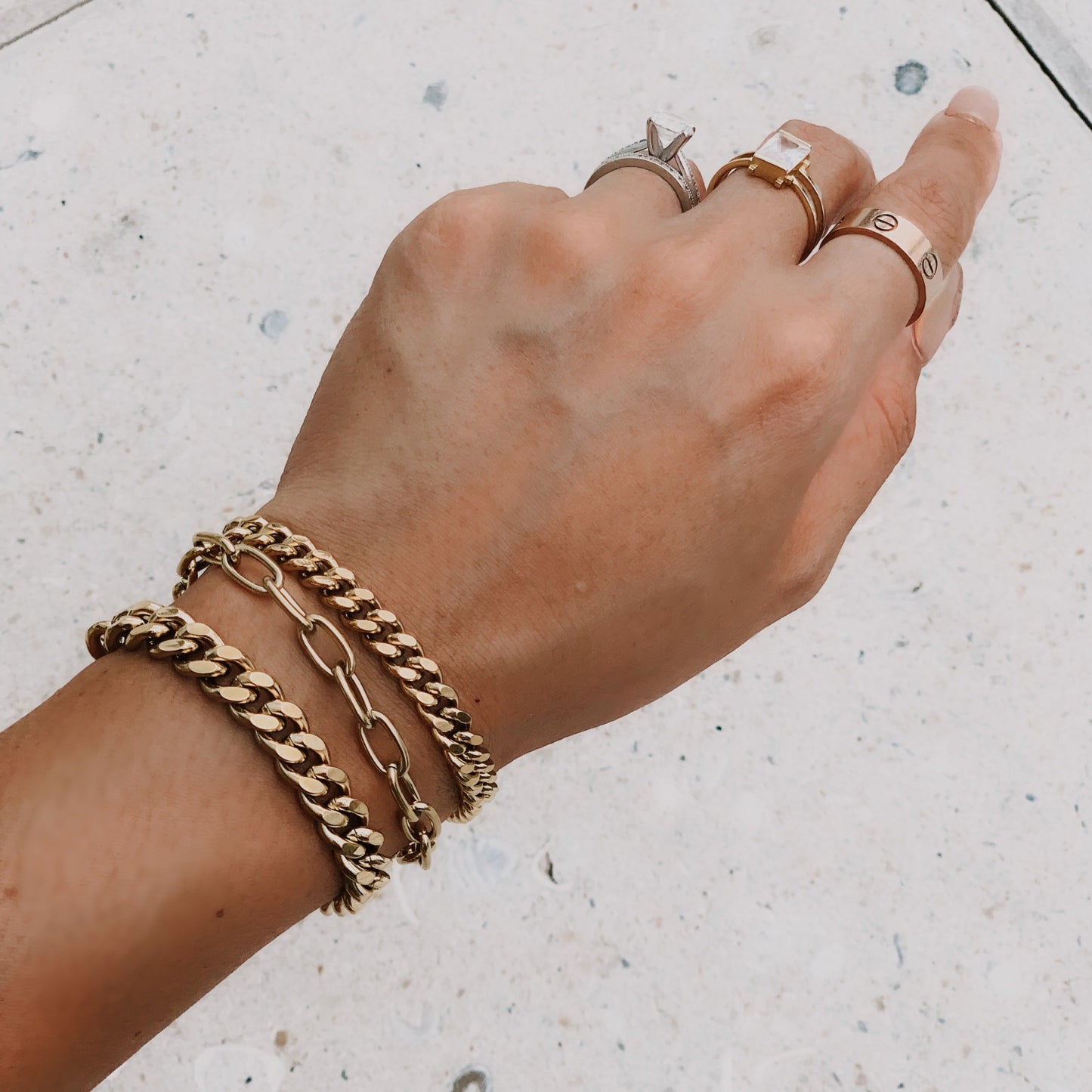 Rum & Cigar Chain Bracelet