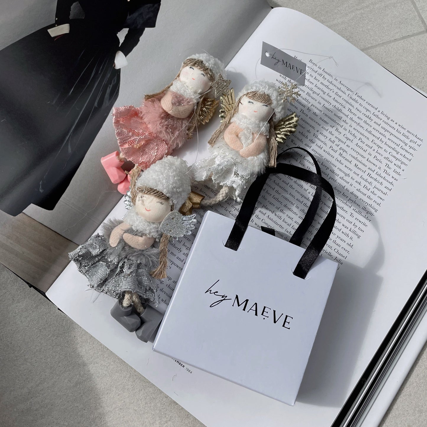 Holiday Gift Box + Angel