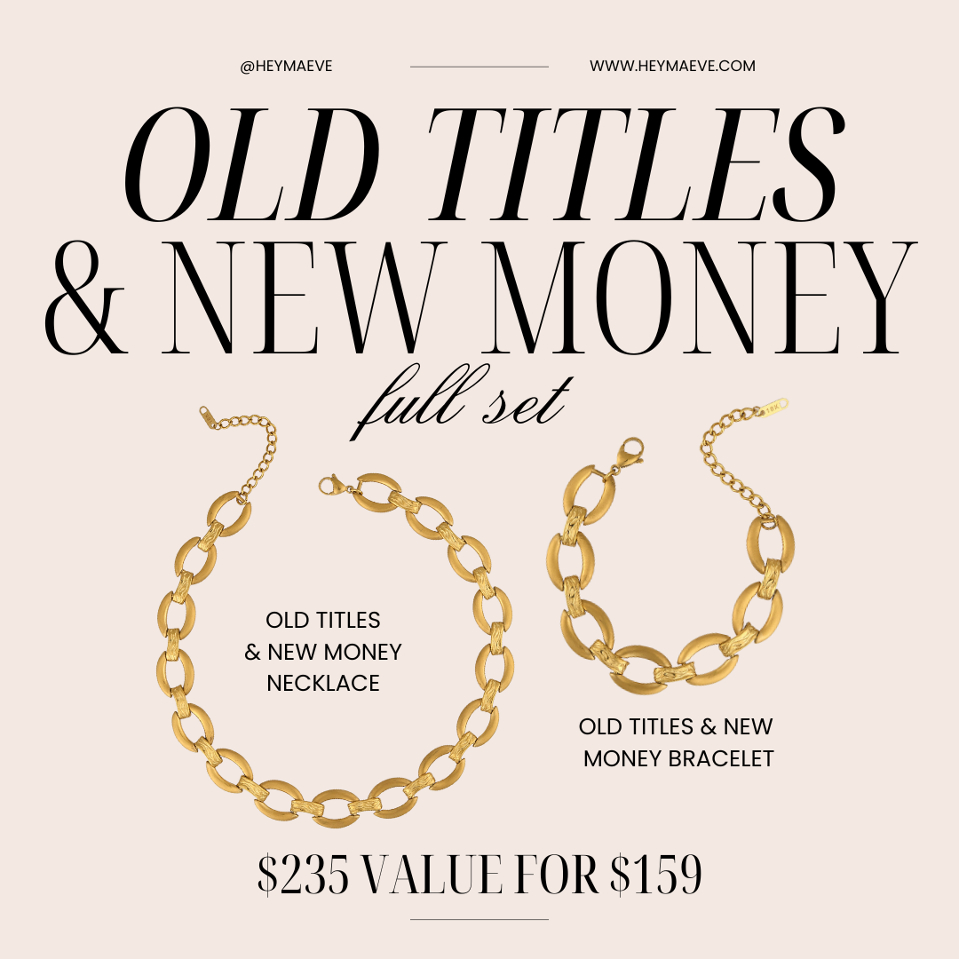 Old Titles & New Money Set