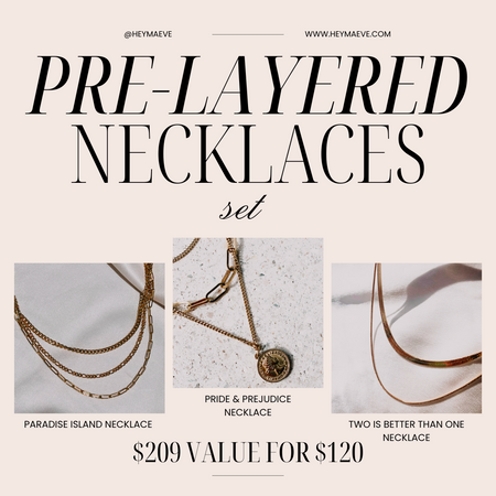 Pre clearance layered necklaces