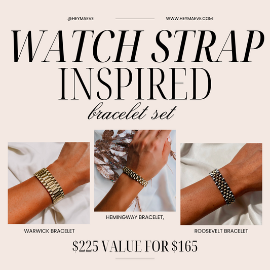 Watch Strap Inspired Bracelets