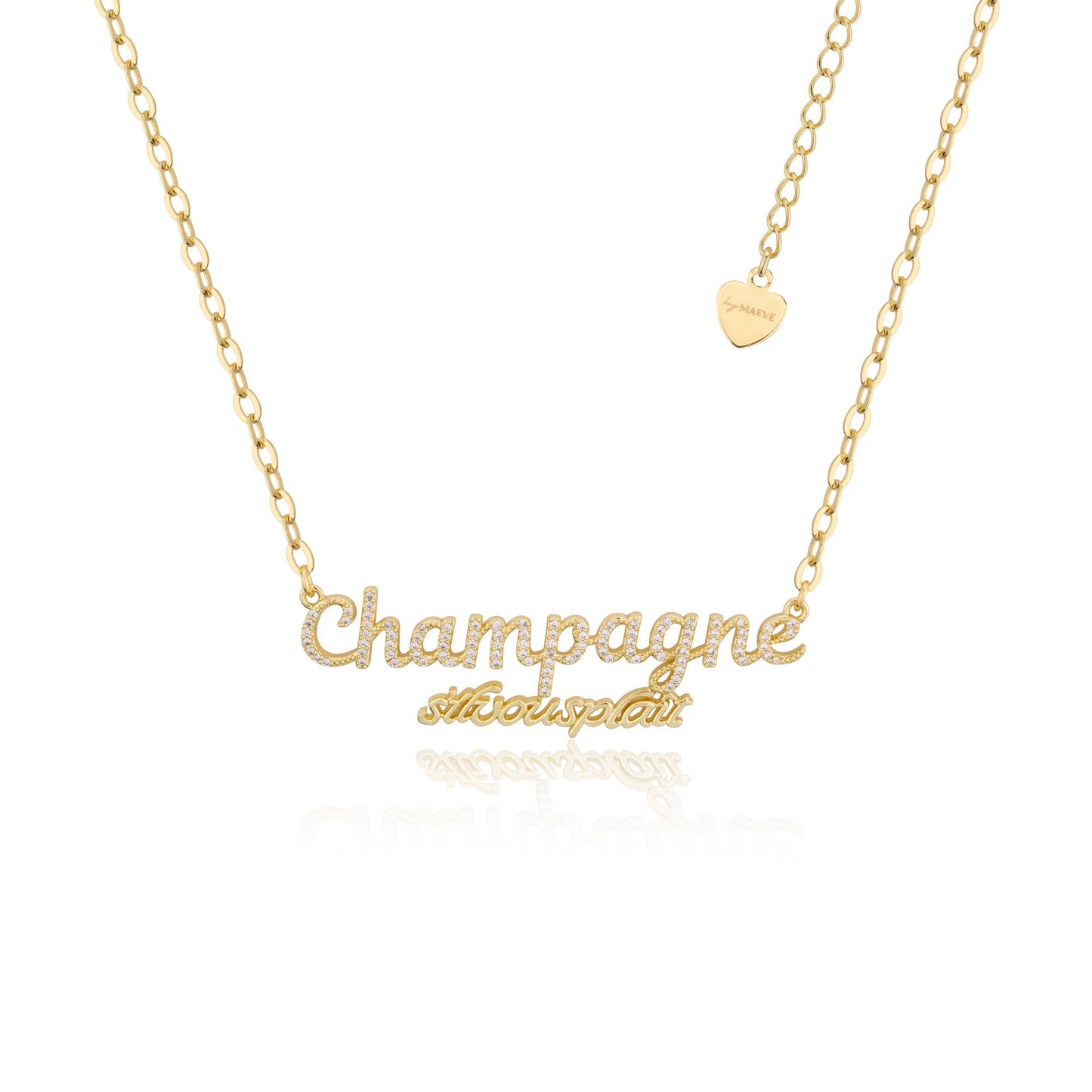 Champagne Sil Vous Plait Necklace
