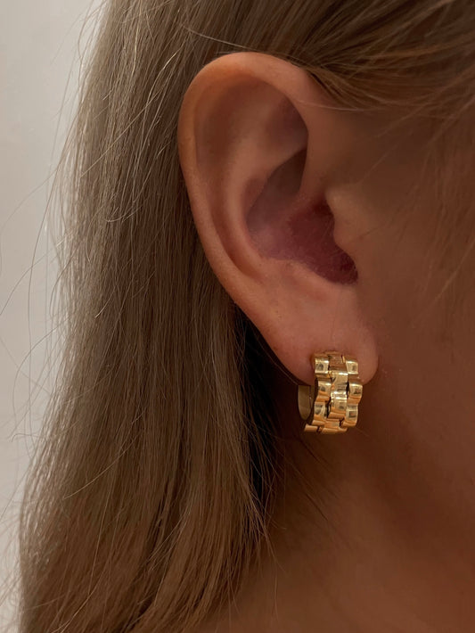 Hemingway Earring Mixed Metal