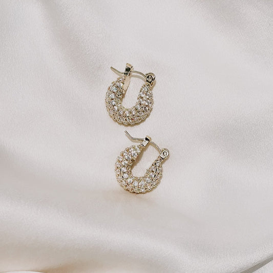 Snowdrop Small Hoops