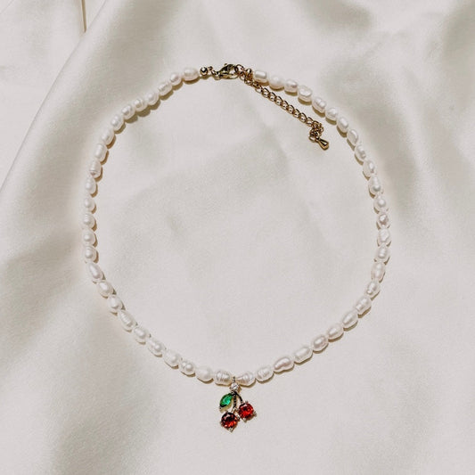 California Cherry Ray Necklace