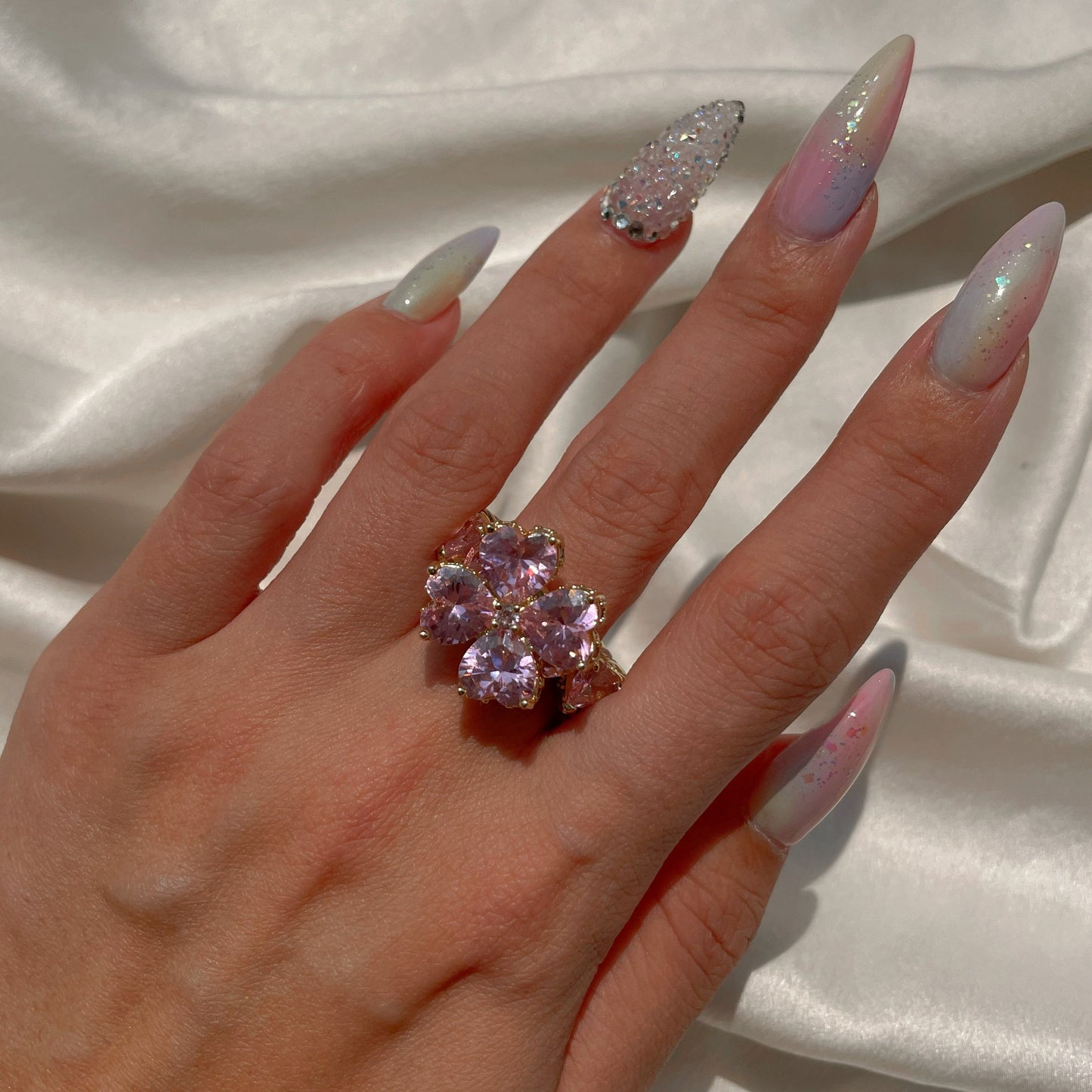 Riviera Princess Pink Ring
